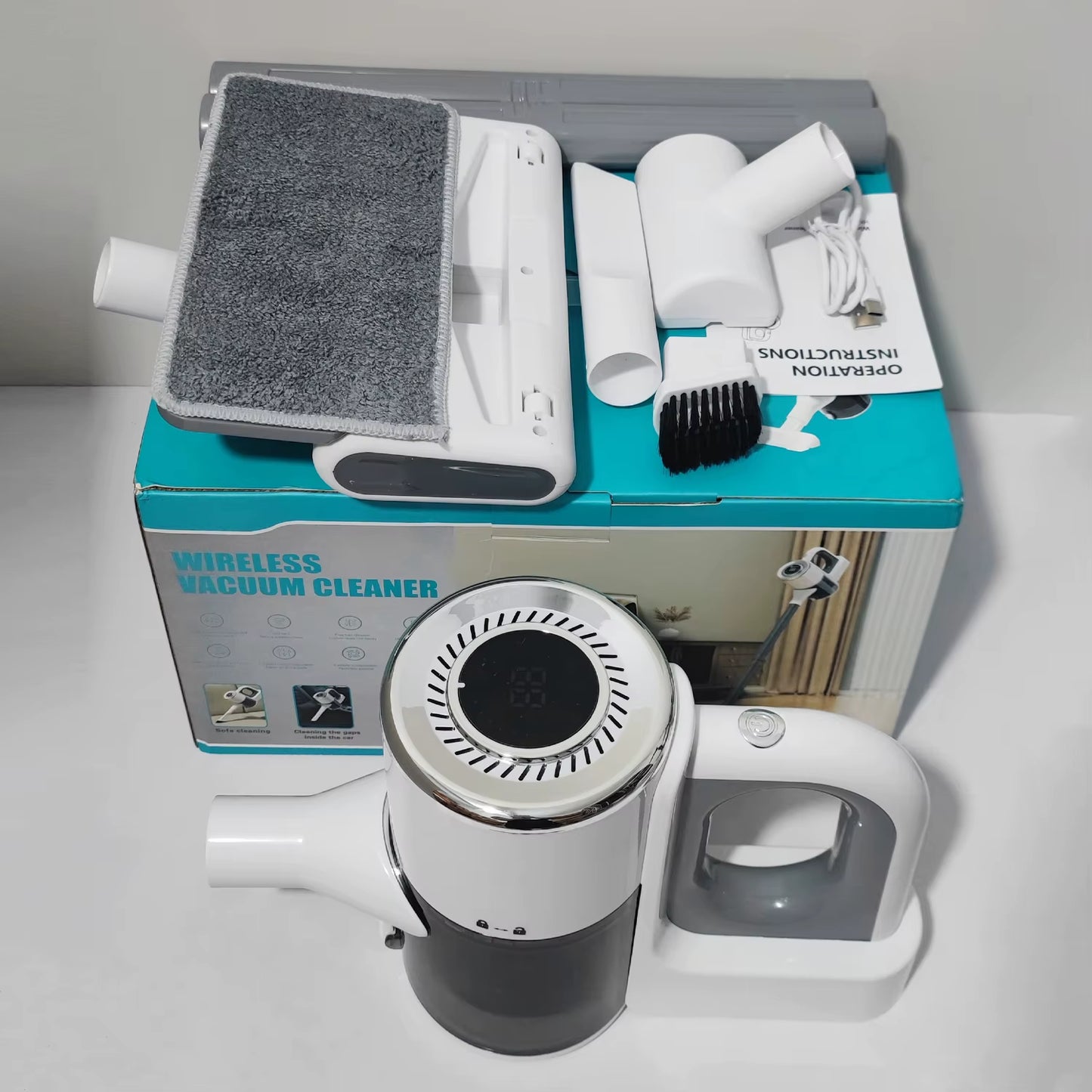 Wireless Handheld Vacuum Cleaner Cordless Handheld Vacuum Chargeable Auto Vacuumfor Home & Car & Pet Mini Vacuum Cleaner