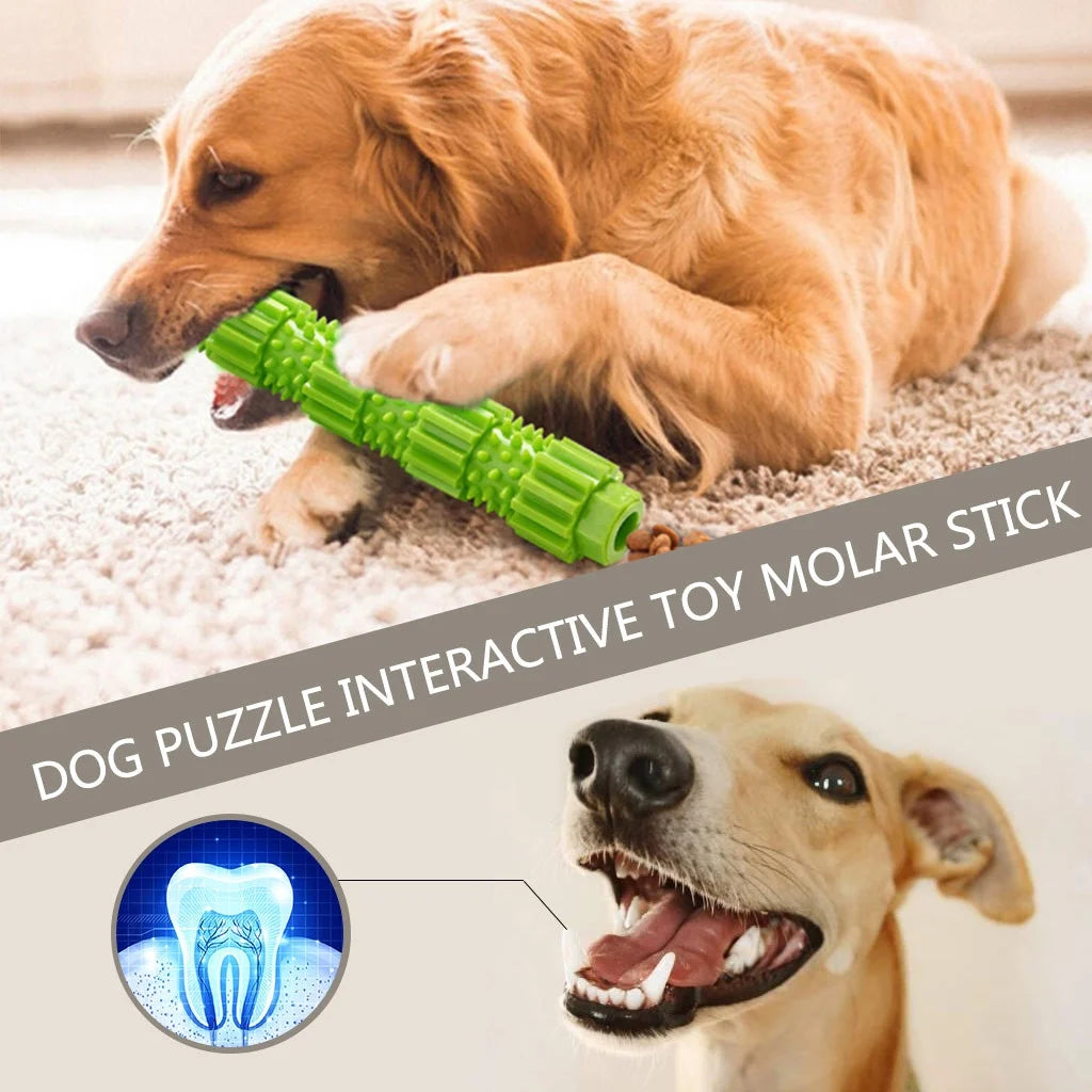 Dog Chew Toys for Aggressive Chewers,Treat Dog Dispensing Slow Feeder Durable Rubber Teeth Cleaning Tough Dog Puzzle Toys,Interactive Squeaky Dog Toy for Small/Medium Dogs"